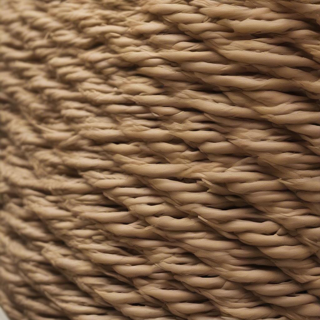 Close-up of different woven bag materials