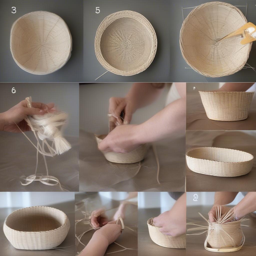 Step-by-step guide to using a beginner basket weaving kit