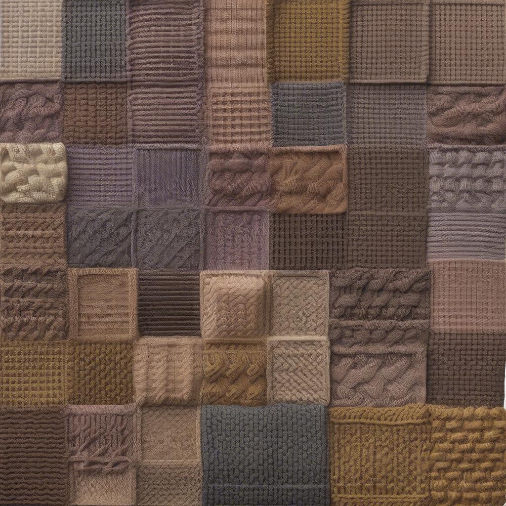 Variations of Basket Weave Knit