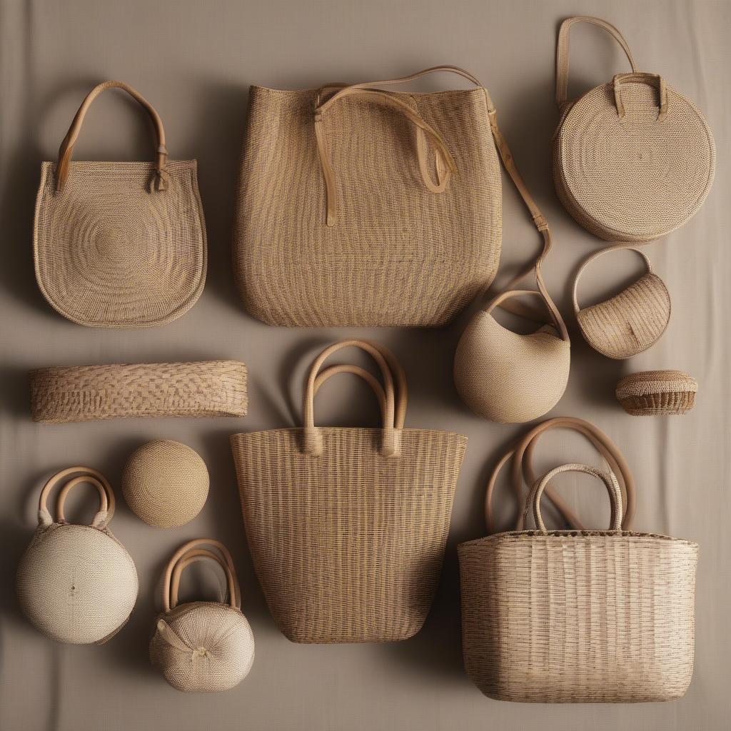 Different Basket Weave Bags