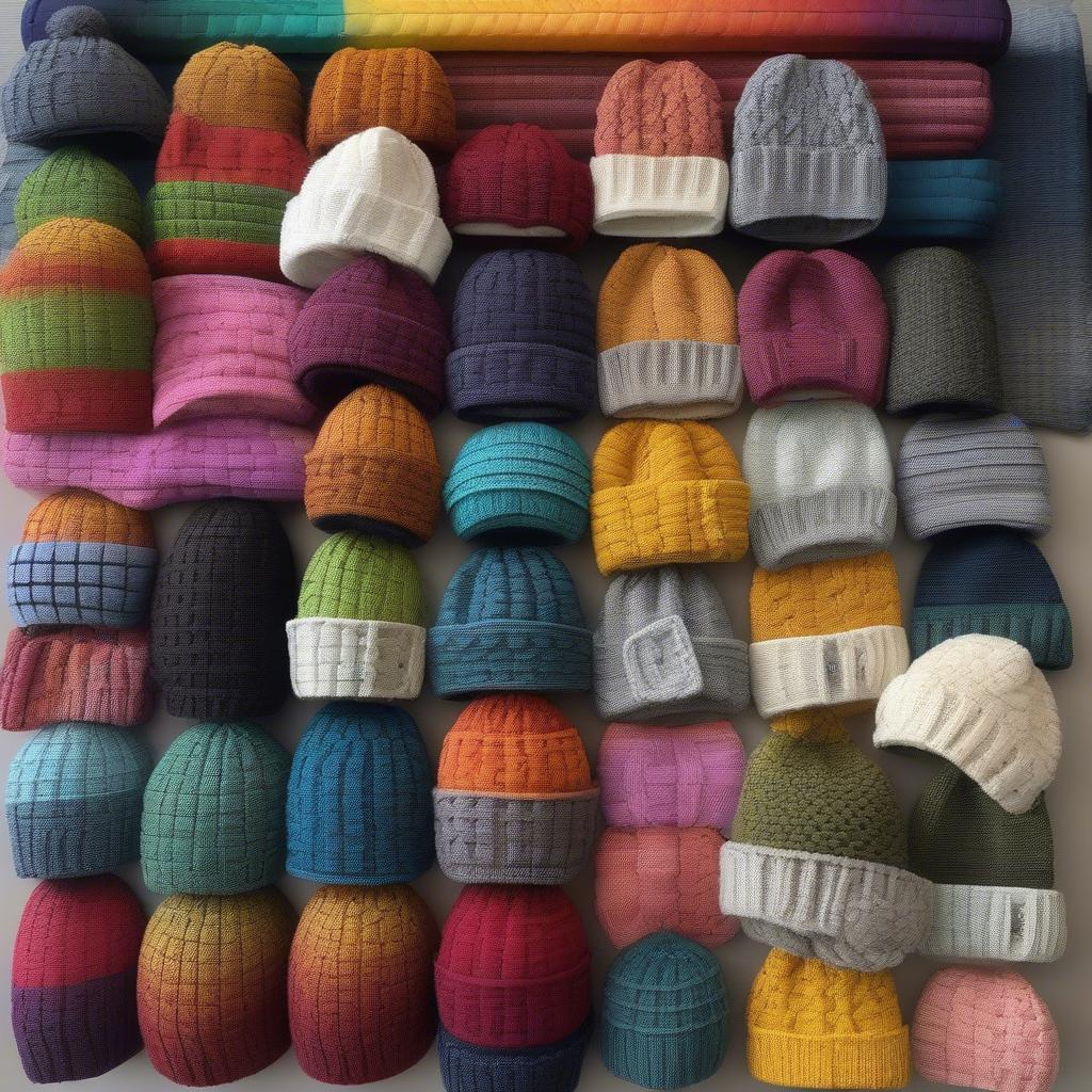 Variety of Basket Weave Beanies