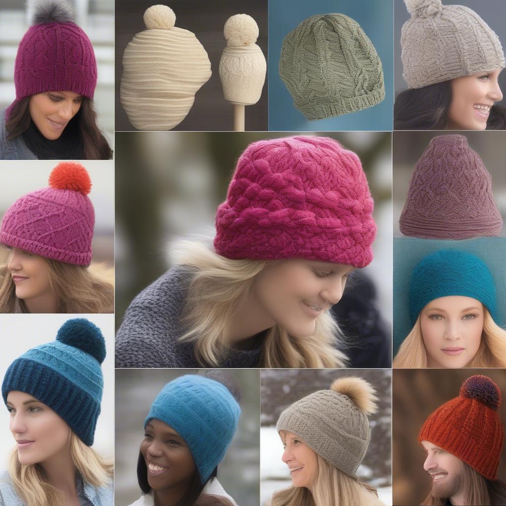 Variety of Basket Weave Hats