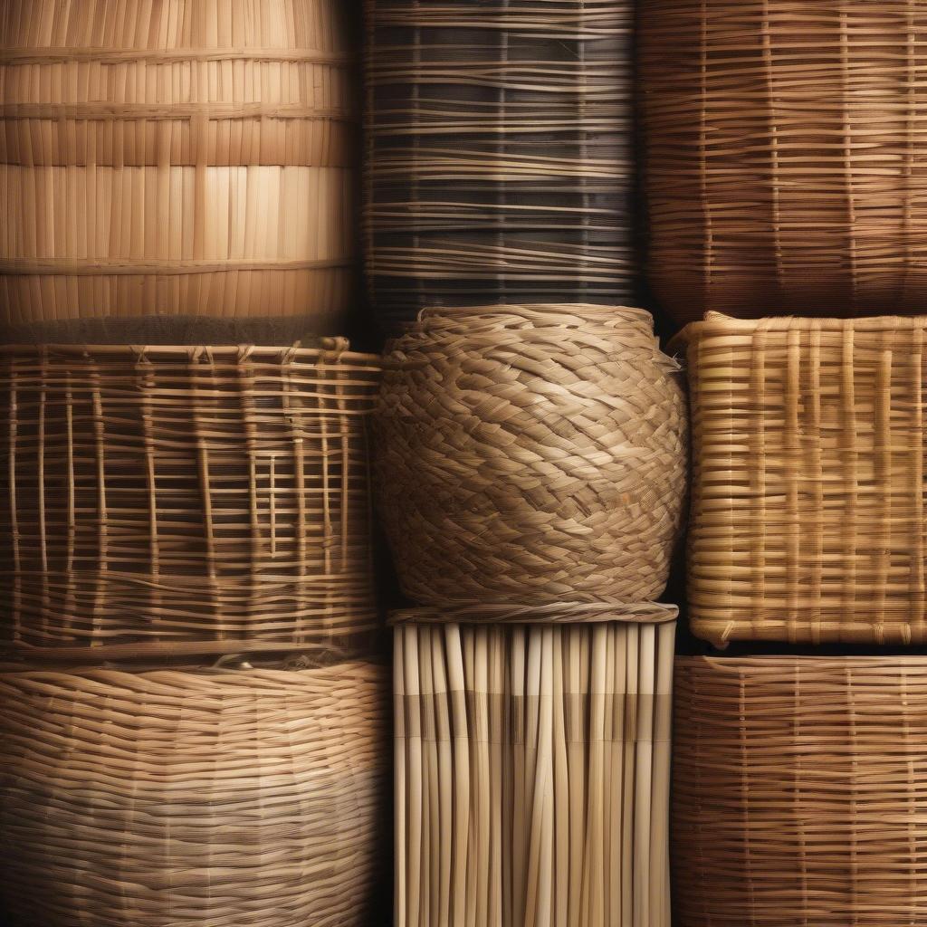 Variety of Basket Weave Materials