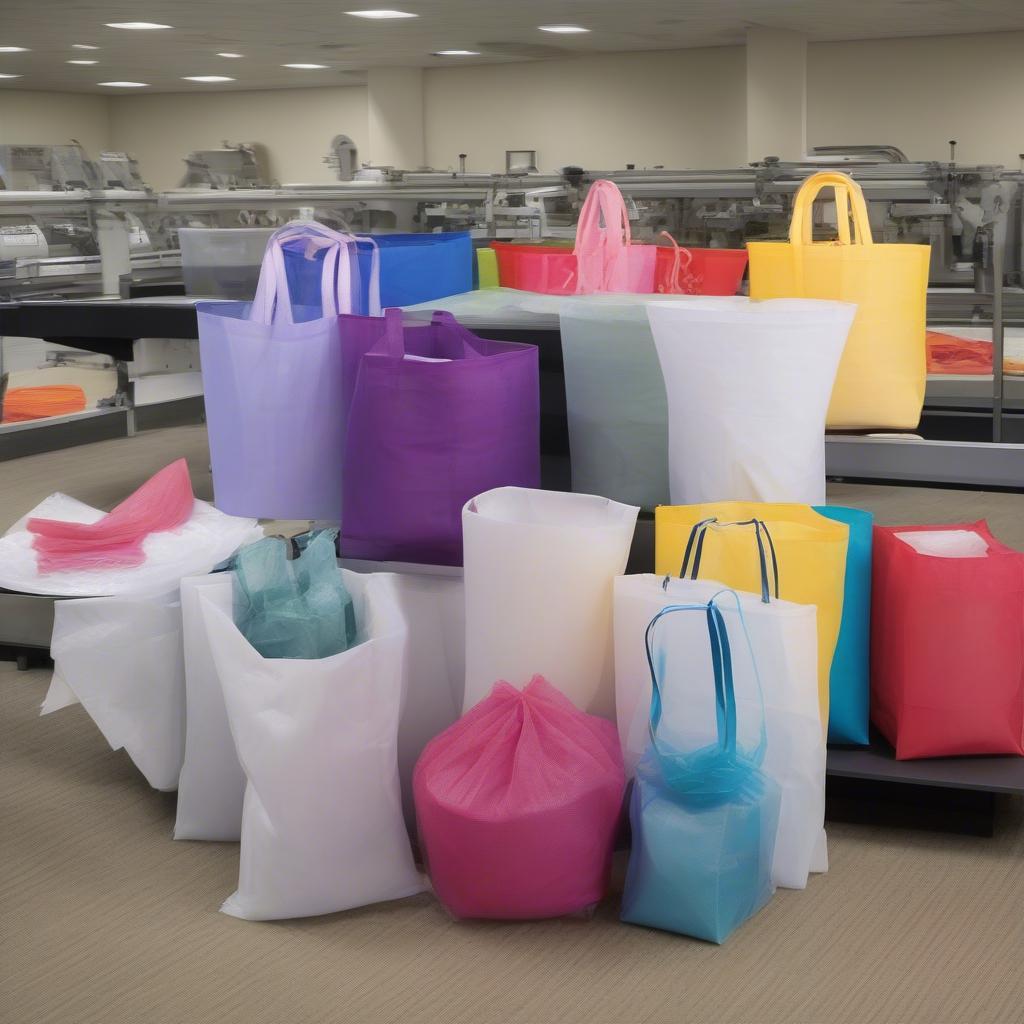 Variety of Non-Woven Bags Produced by Semi-Automatic Machines