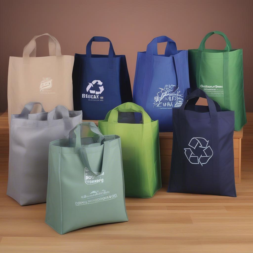 Variety of Recycled PP Non Woven Bags