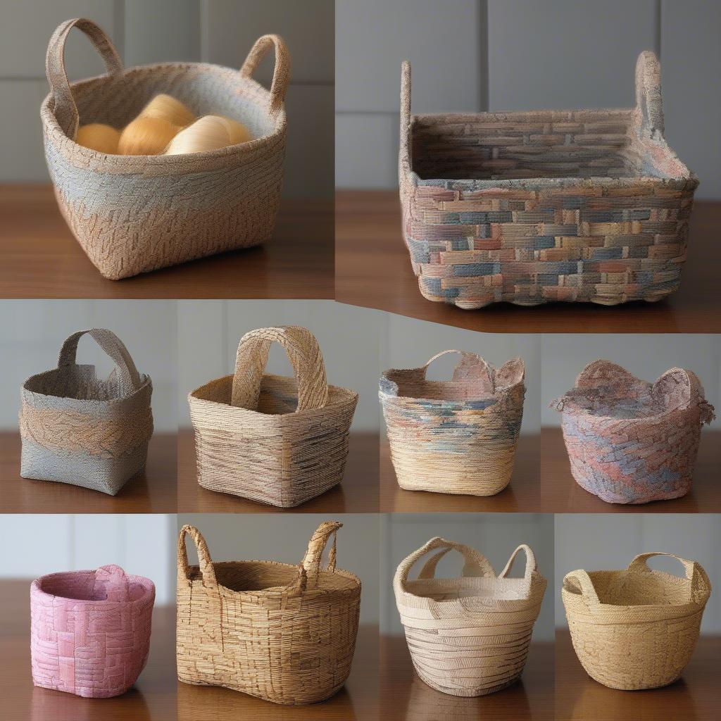 Variety of Twill 3x3 Baskets