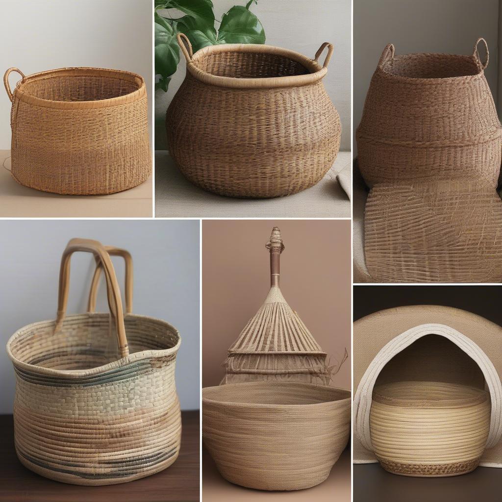 Variety of Woven Baskets