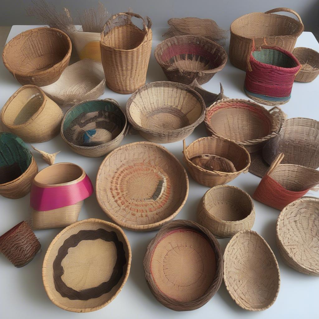 Variety of Woven Baskets in Brisbane Class