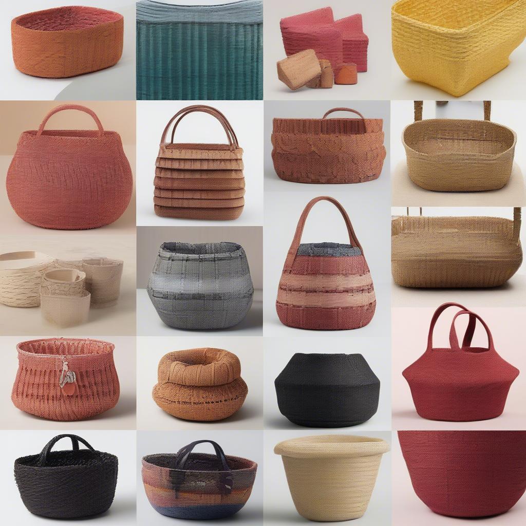 Variety of Weave Basket Bags