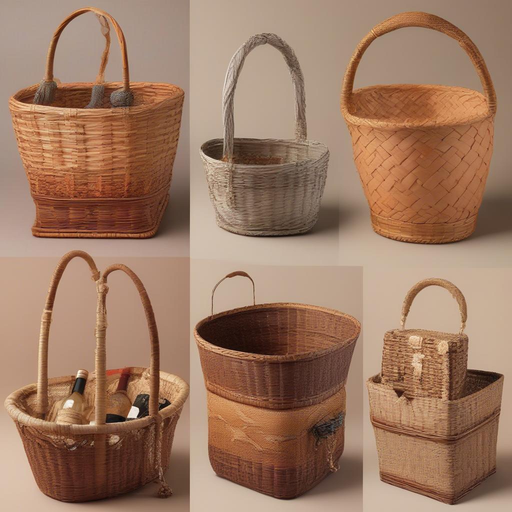 Variety of Wine Basket Designs