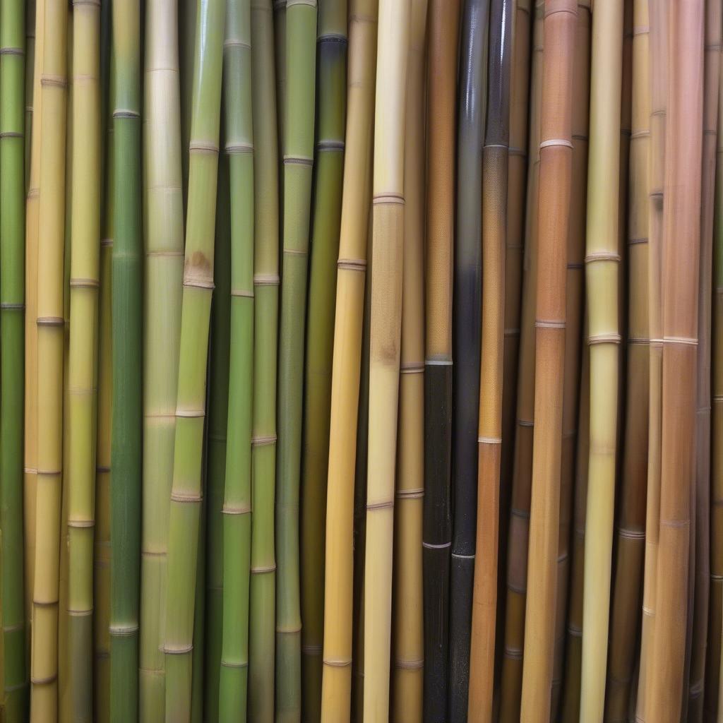 Various Bamboo Species for Weaving