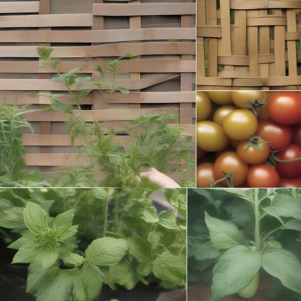 Various Basket Weave Patterns for Tomatoes