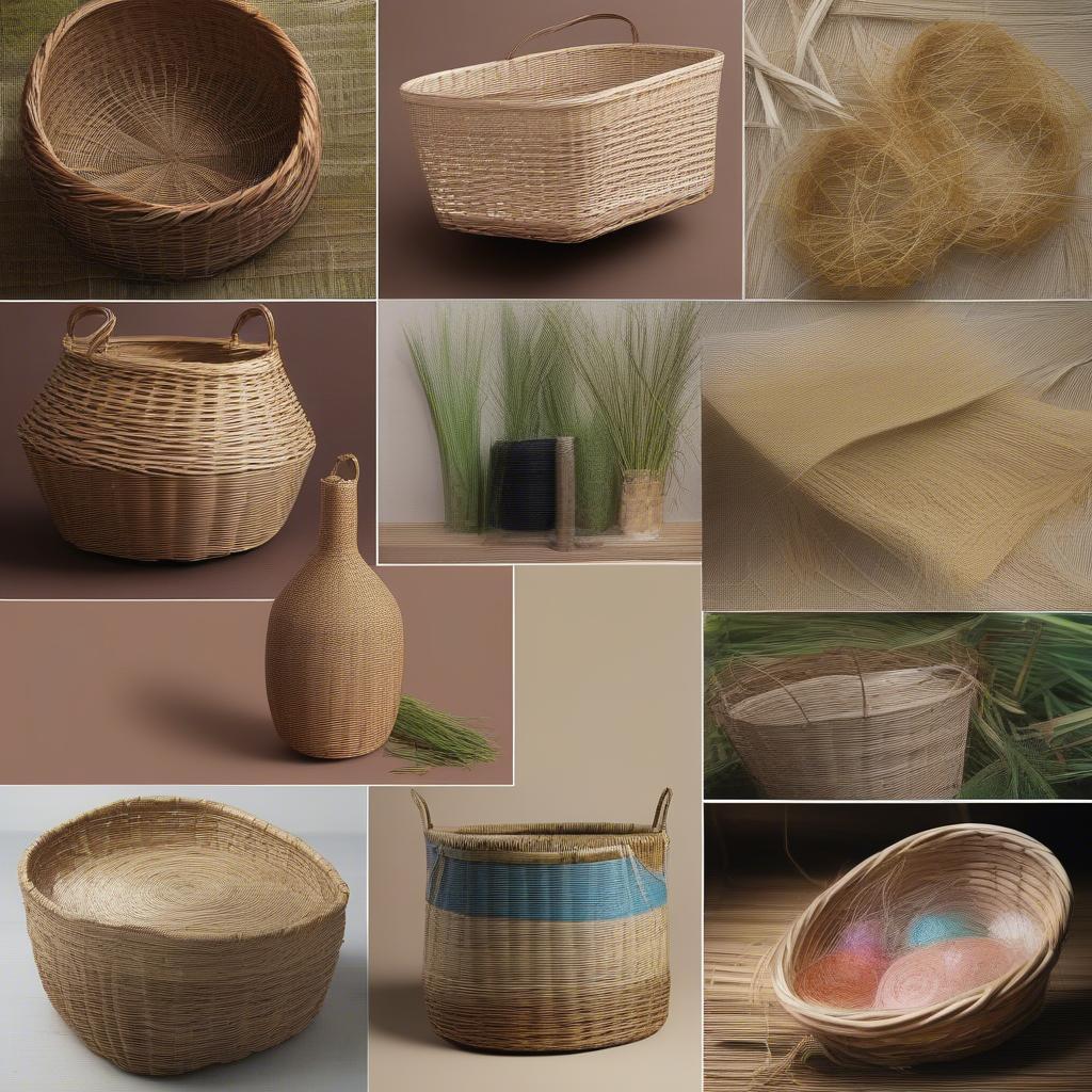 Various Basket Weaving Materials