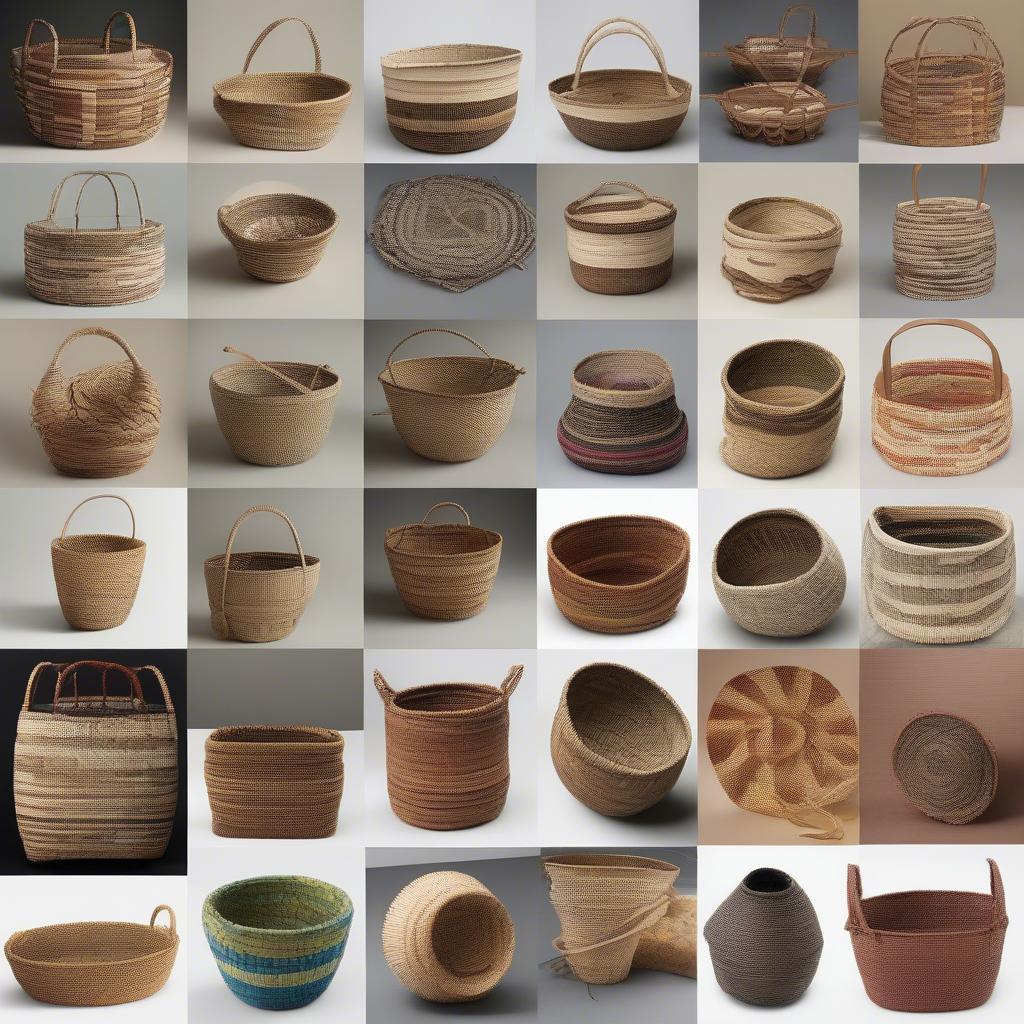 Variety of Basket Weaving Patterns and Styles