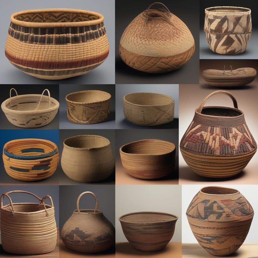 Examples of Different Native American Basket Weaving Styles