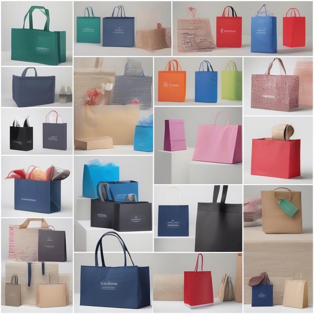 Various Non-Woven Bags with Gussets