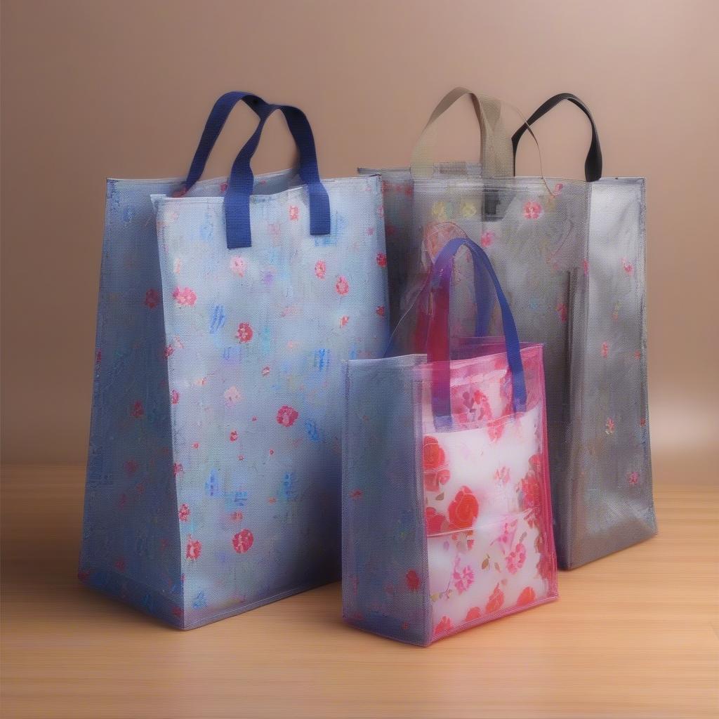 Different types of non-woven PVC bags