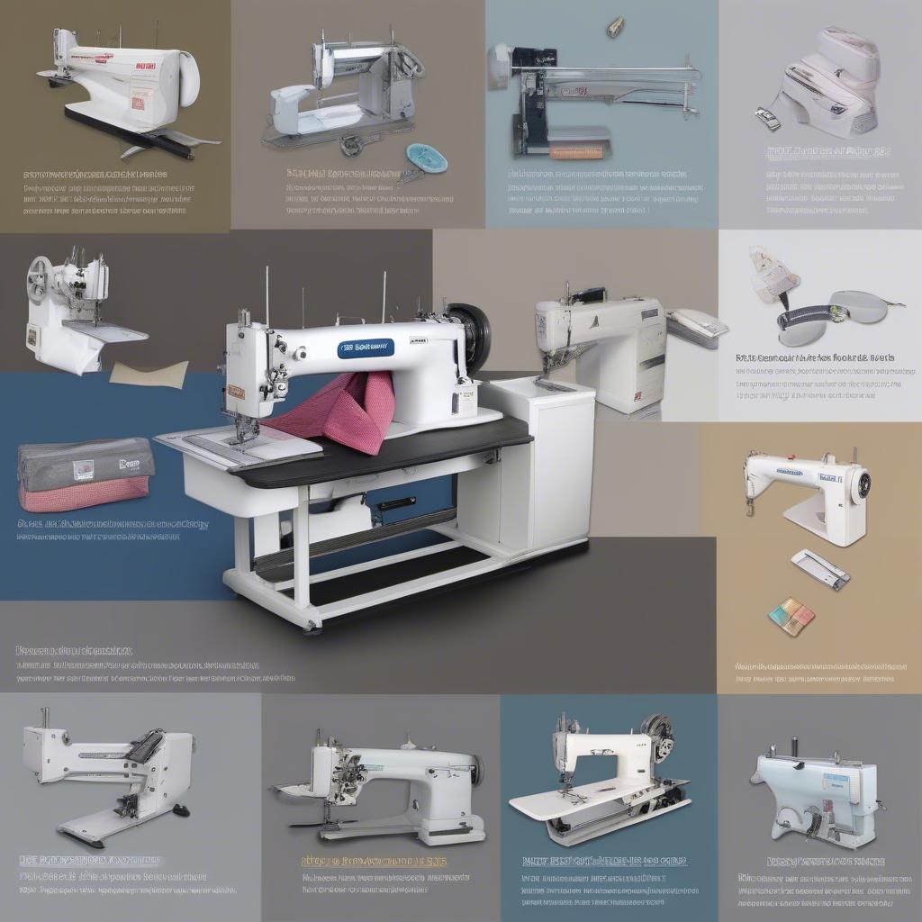 Different models of PP woven sack bag sewing machines