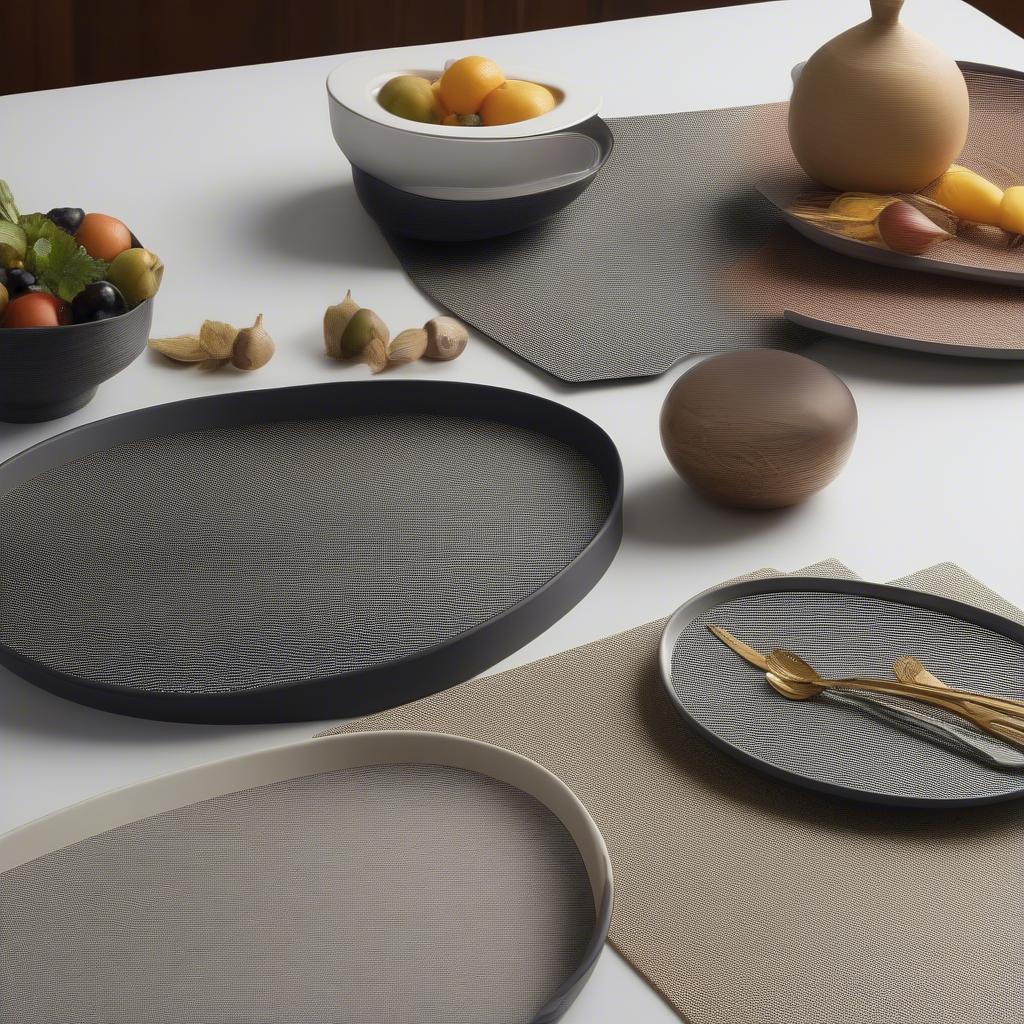 Different Shaped Vinyl Placemats