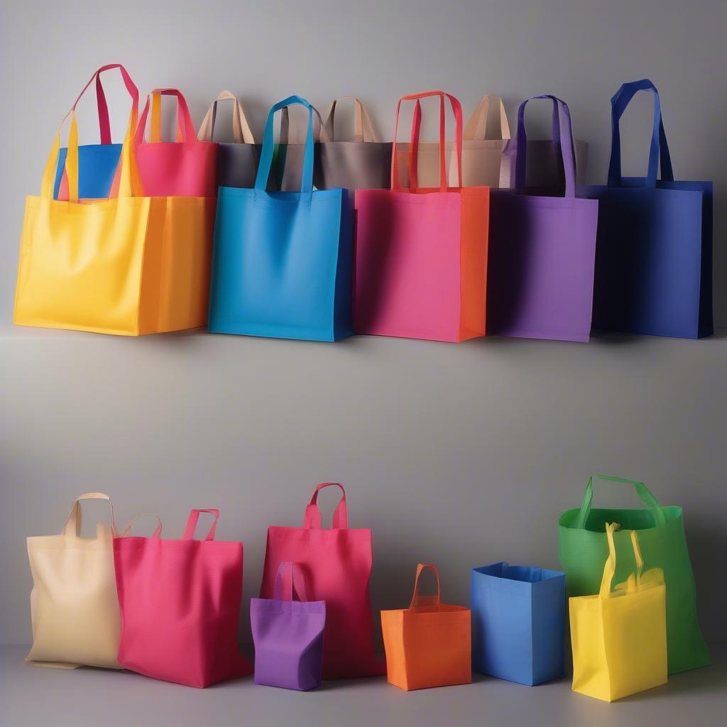 Different Colors and Sizes of U-Cut Non-Woven Bags