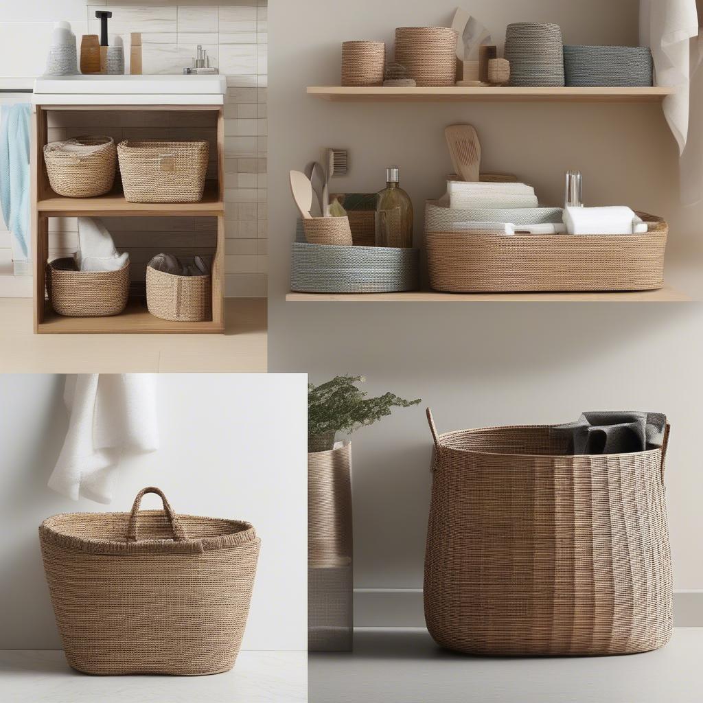 Versatile Weave Basket Storage Ideas