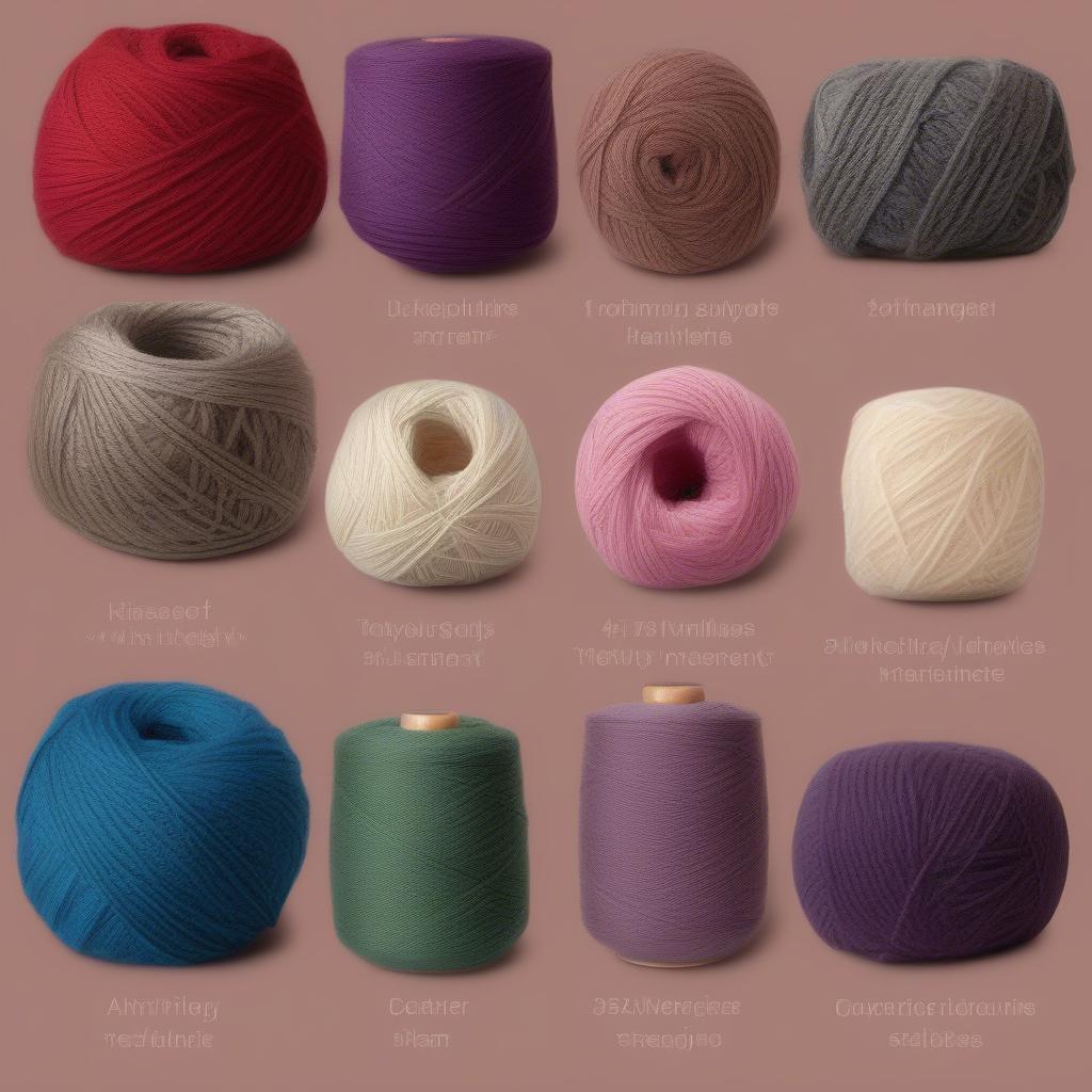 Different Yarn Options for Scarves