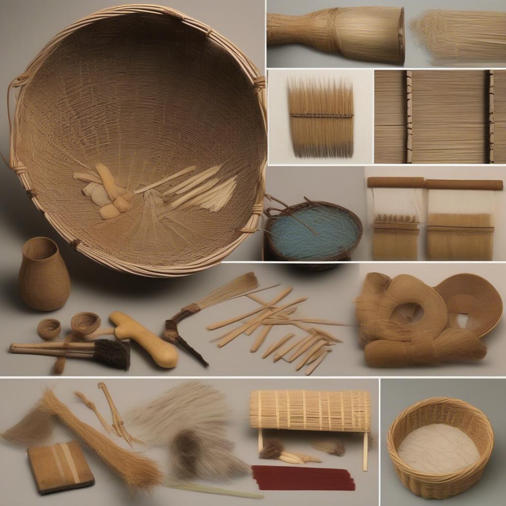 Tools and Materials for Viking Basket Weaving