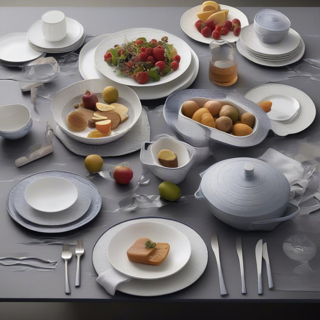 Villeroy & Boch Basket Weave Table Setting