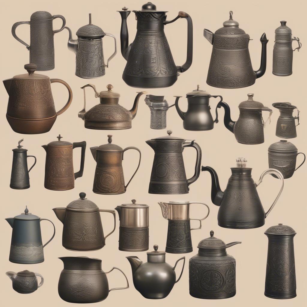 Collection of Vintage Dripolator Coffee Pots