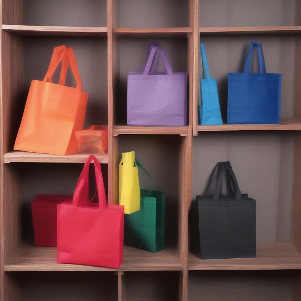 W cut non woven bags in Delhi come in a variety of colors, sizes, and designs.