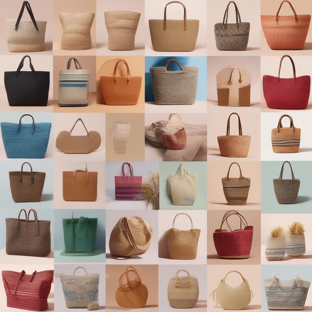 Different Styles of Walmart Woven Bags