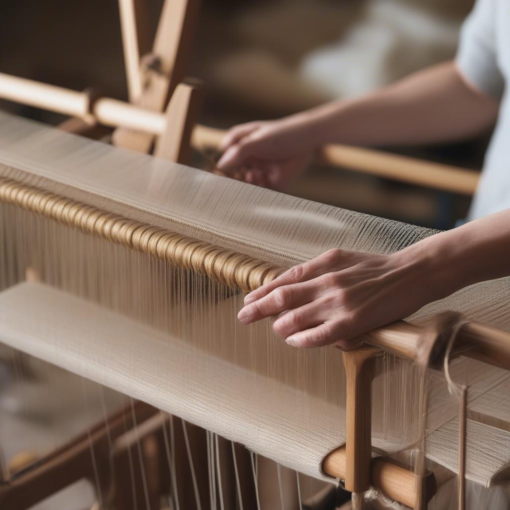 Warping a Lily Table Top Weaving Loom