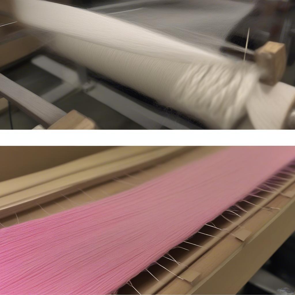 Comparing Direct and Sectional Warping Methods on an Ashford Table Loom