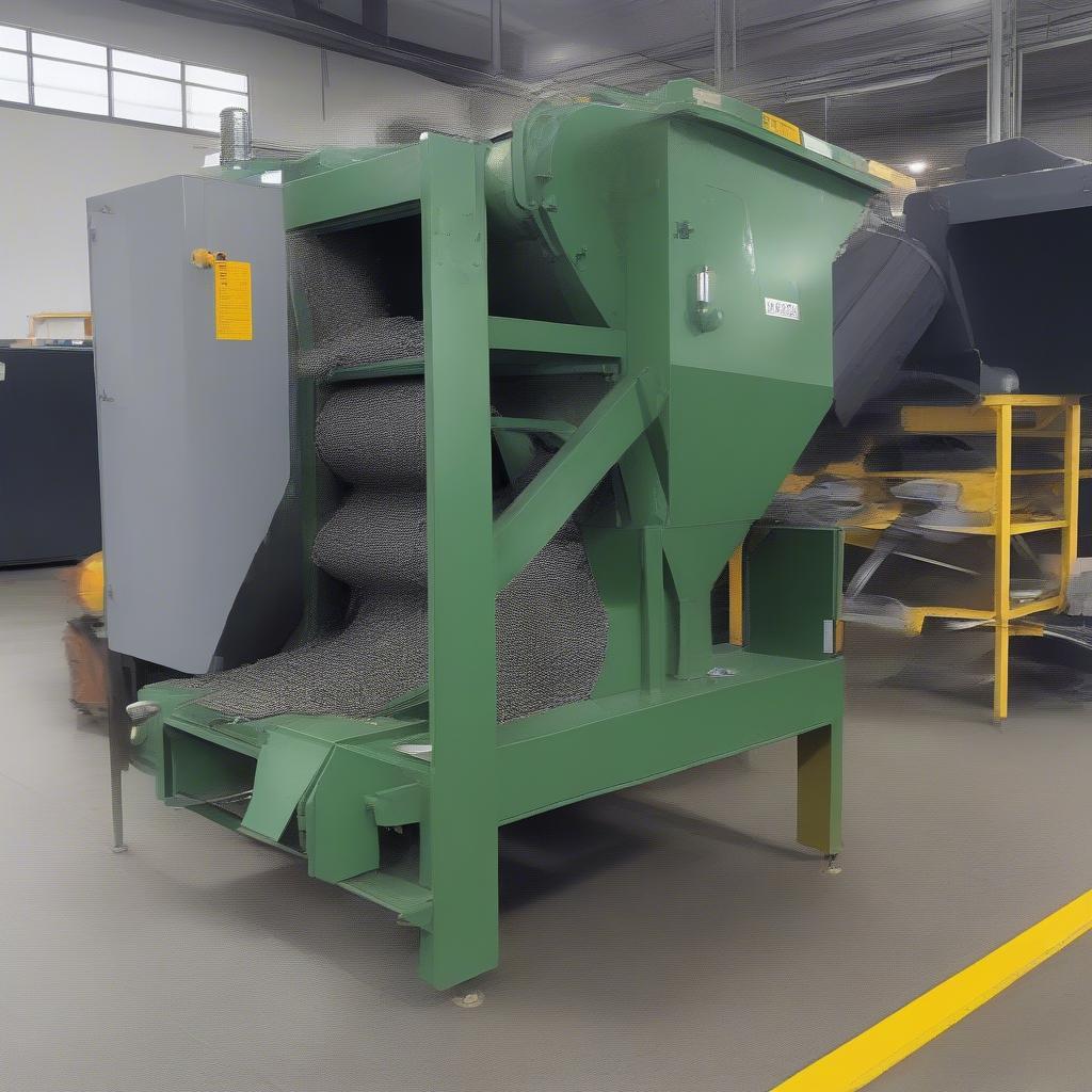 Waste woven bag shredder processing bags