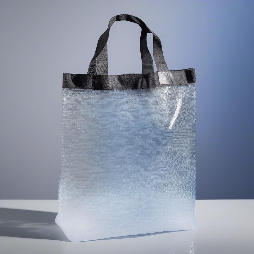 Water Resistant Non Woven Prism Tote Bag Demonstration