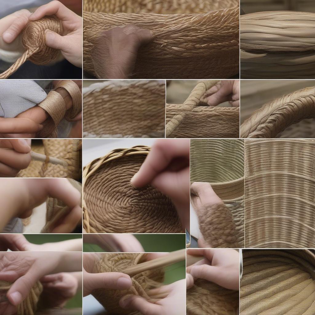 Various Techniques for Watertight Basket Weaving