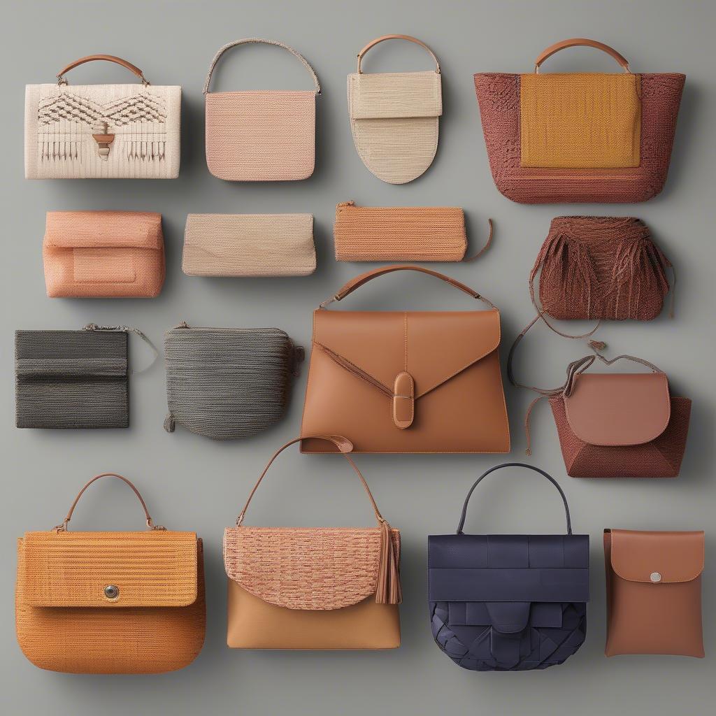 Different Styles of Weave Flap Bags