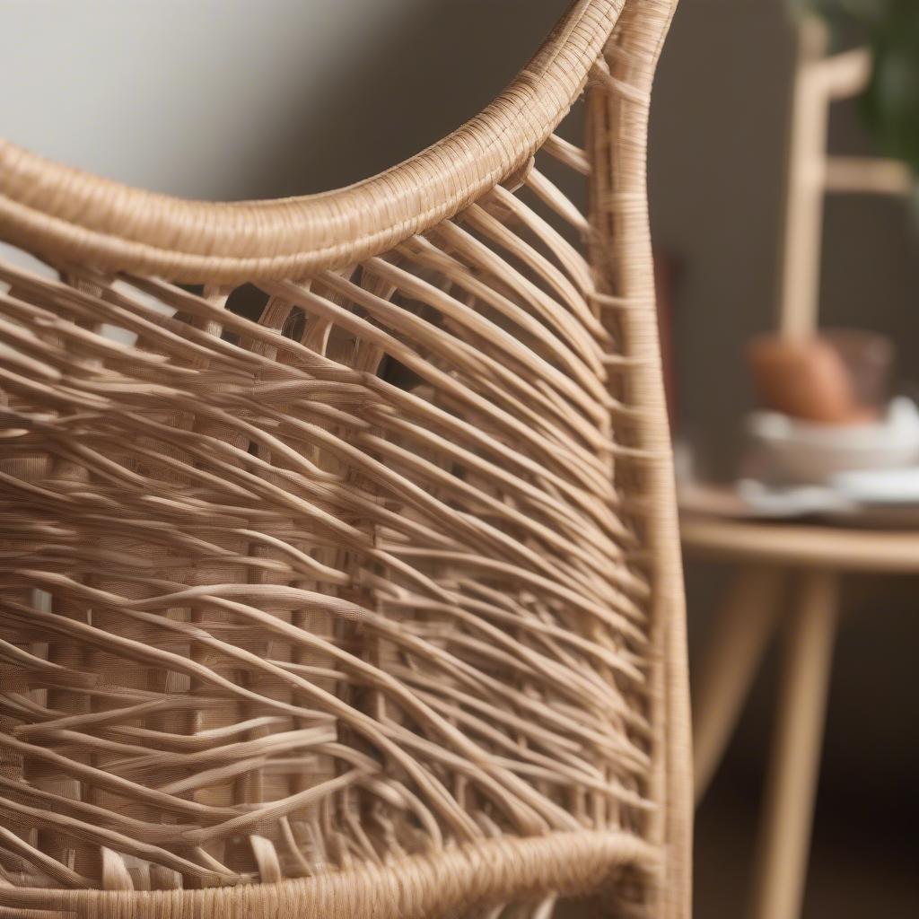 Natural Fiber Woven Outdoor Chair Backs: Rattan and Wicker