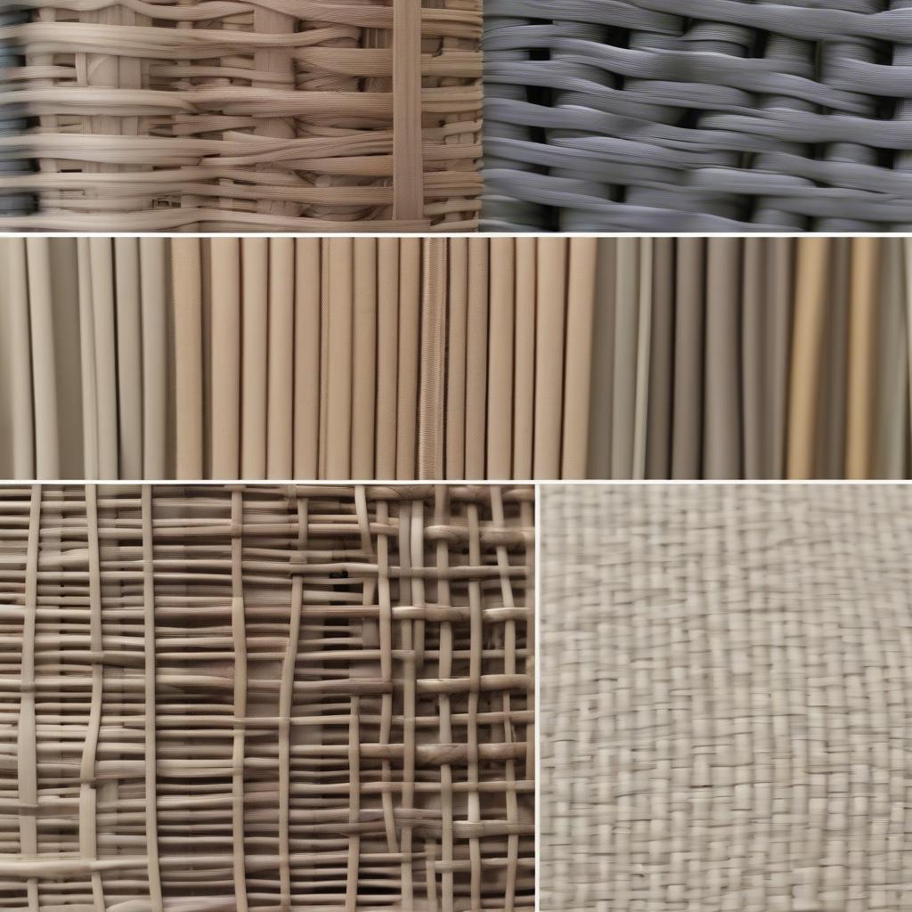 Different Weaved Dining Chair Materials