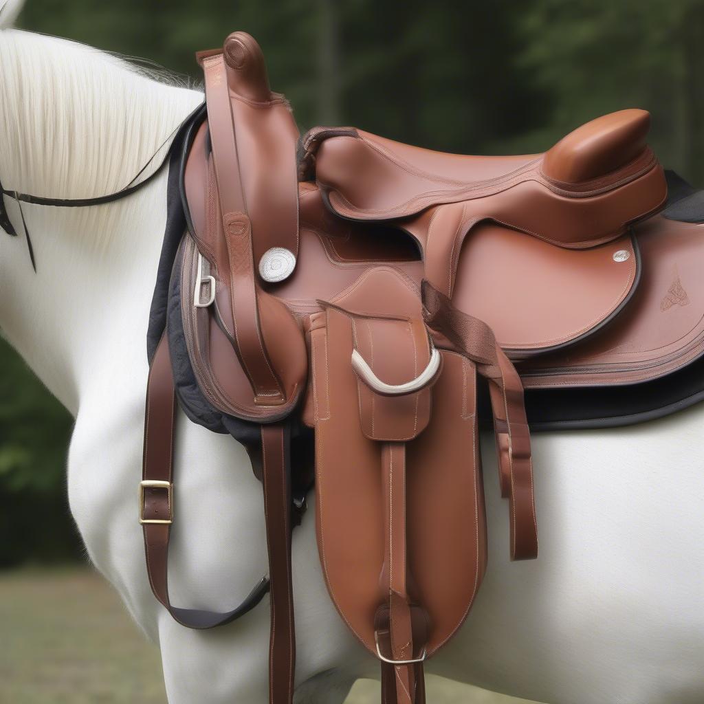 Weaver Cantle Bag on Horseback