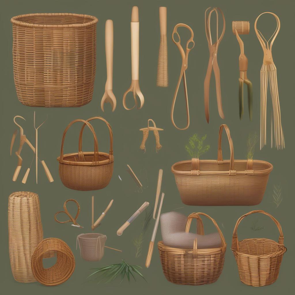 Choosing the right materials for basket weaving