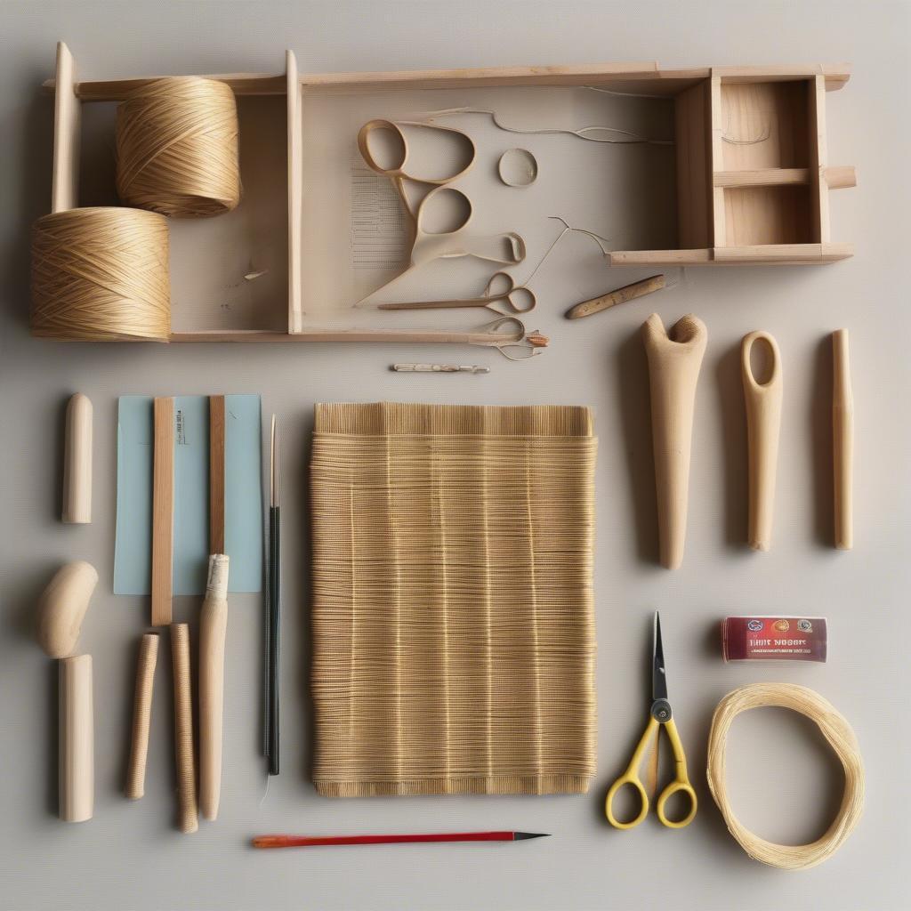 Essential Materials for Weaving a Child's Straw Chair