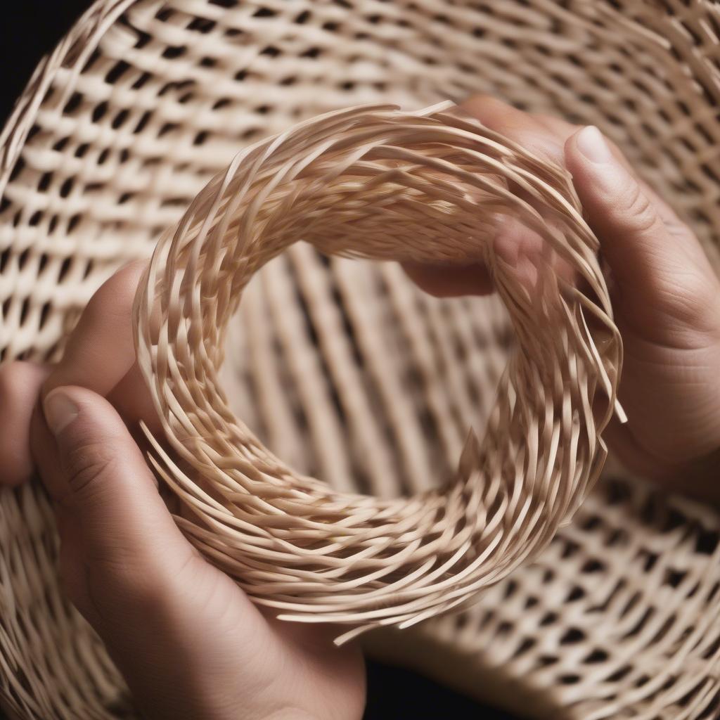 Creating the Base of an Egg Basket