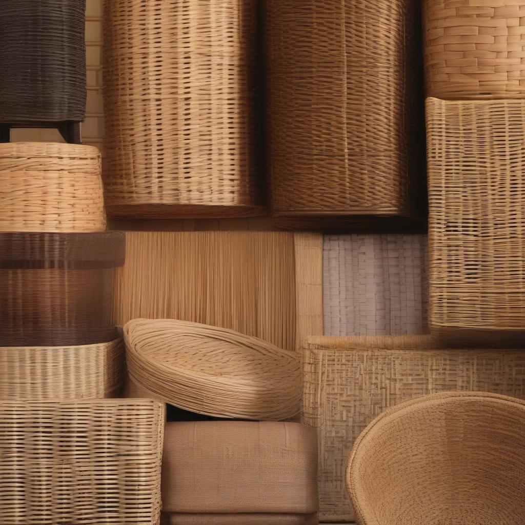 Wicker and Rattan Weaving Materials