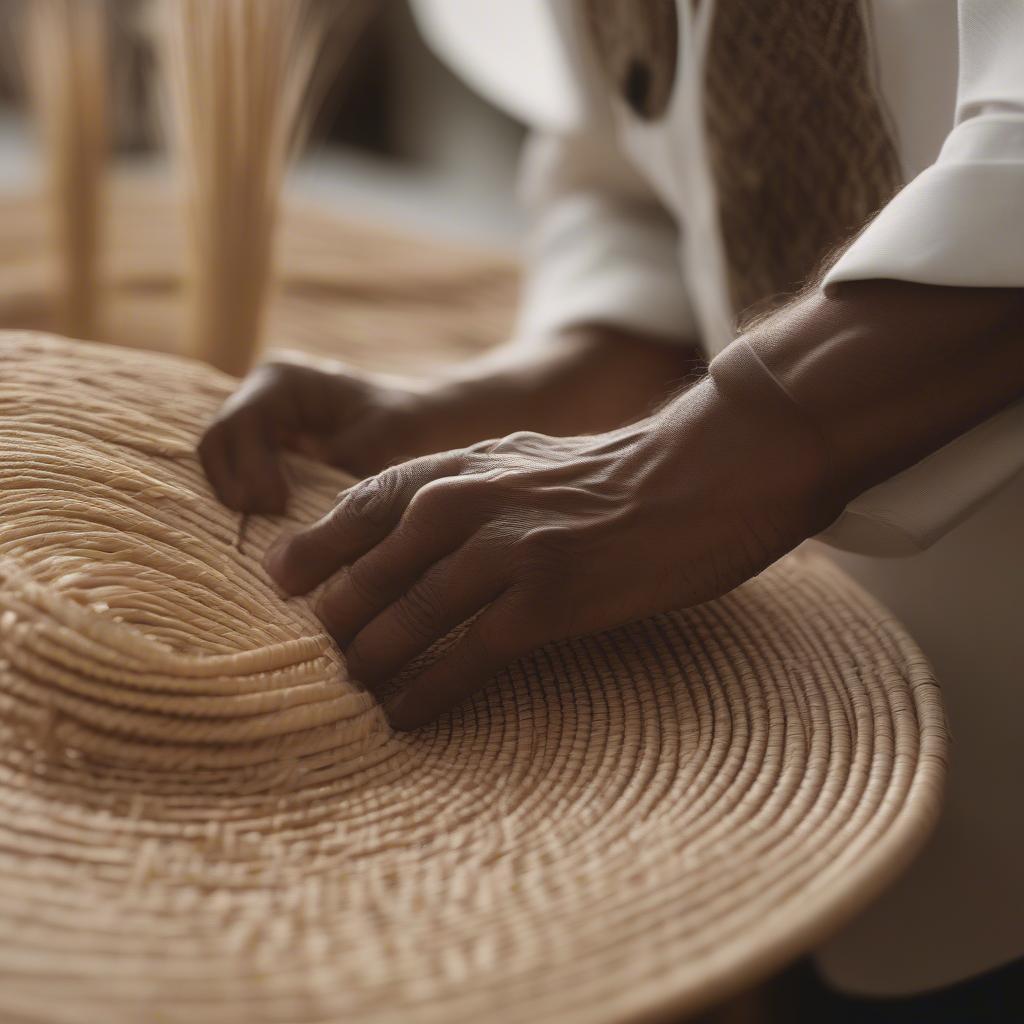 Weaving a Panama Hat with Toquilla Straw