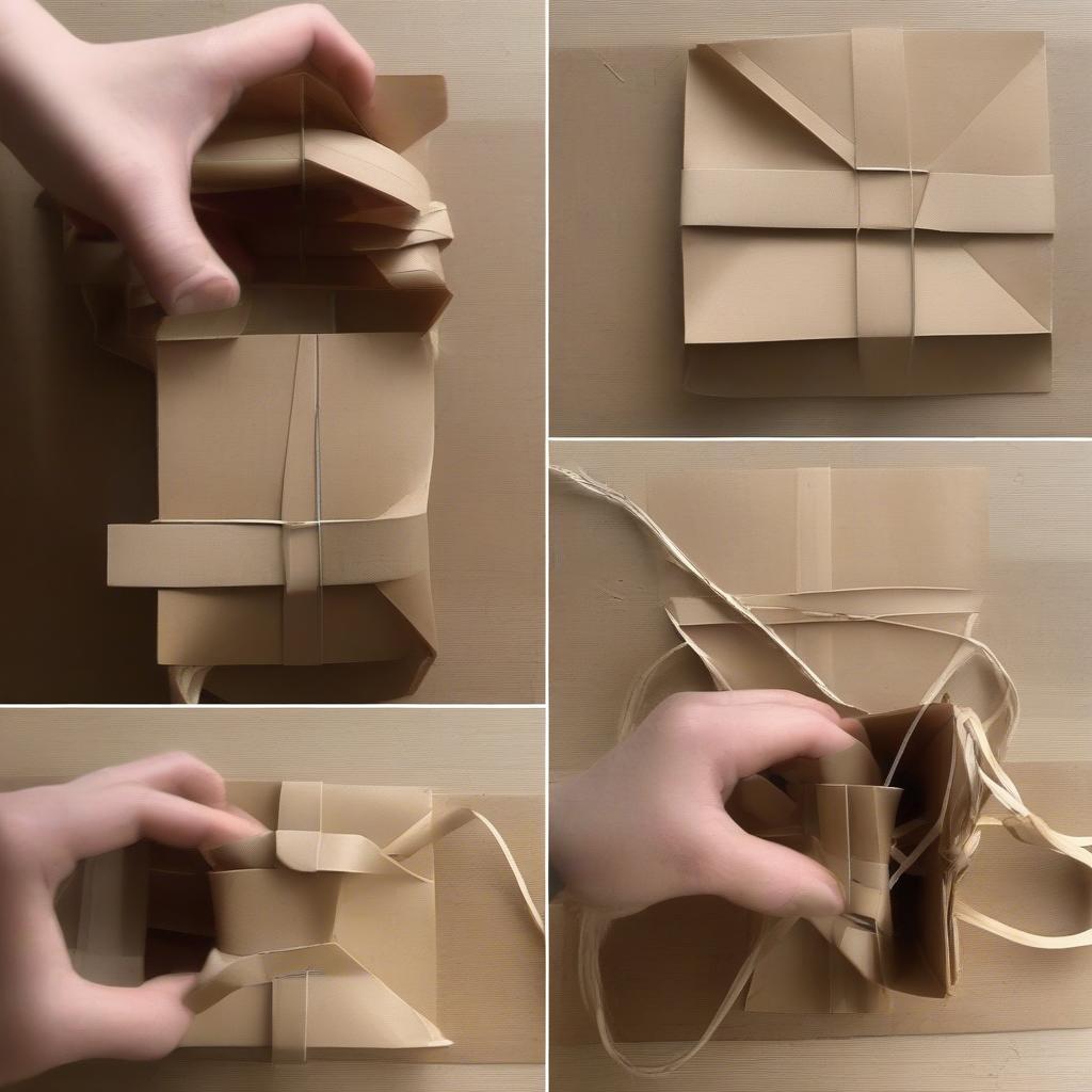 Weaving a Paper Bag Basket