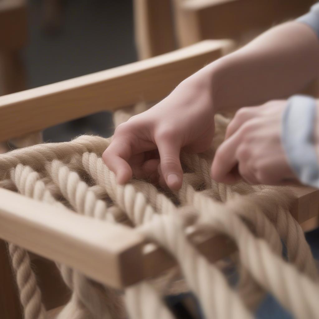 Beginner's Guide to Weaving a Rope Chair Seat