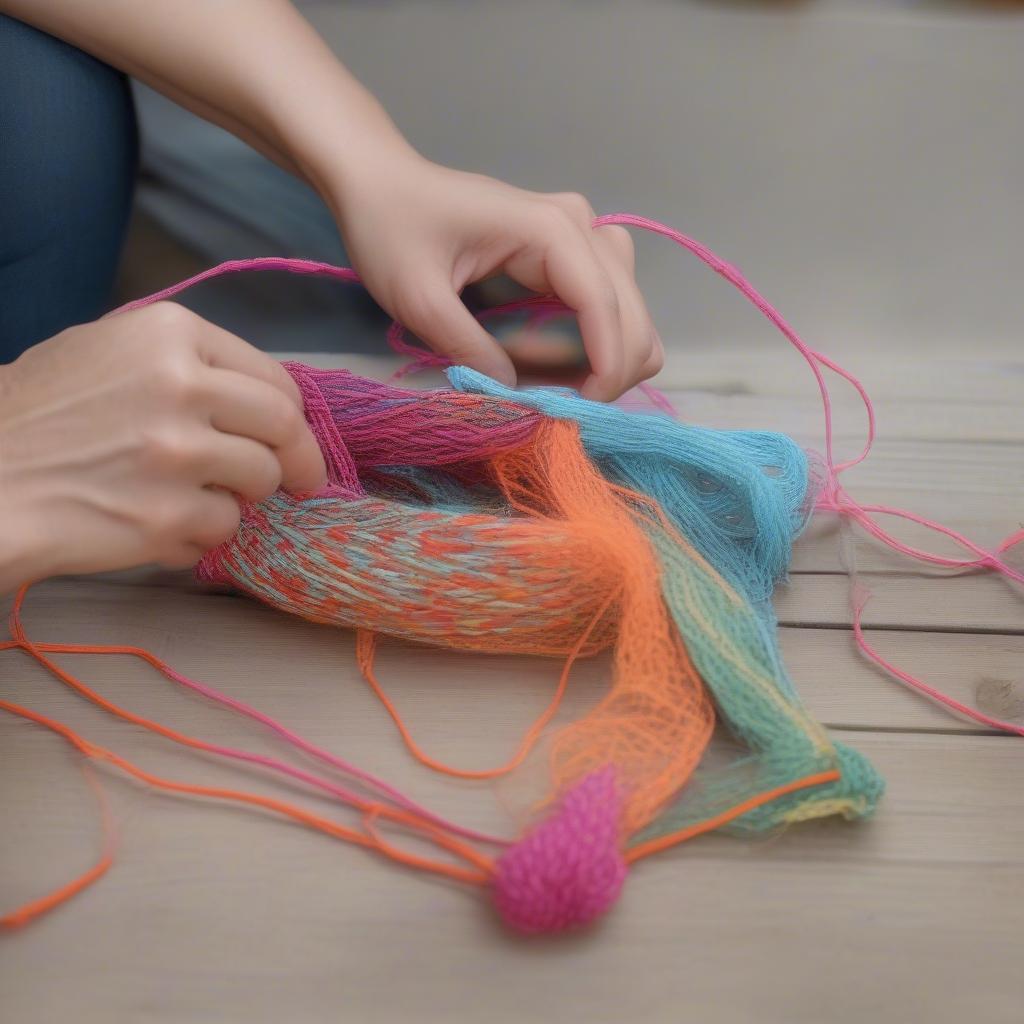 Beginner's guide to weaving a string bag