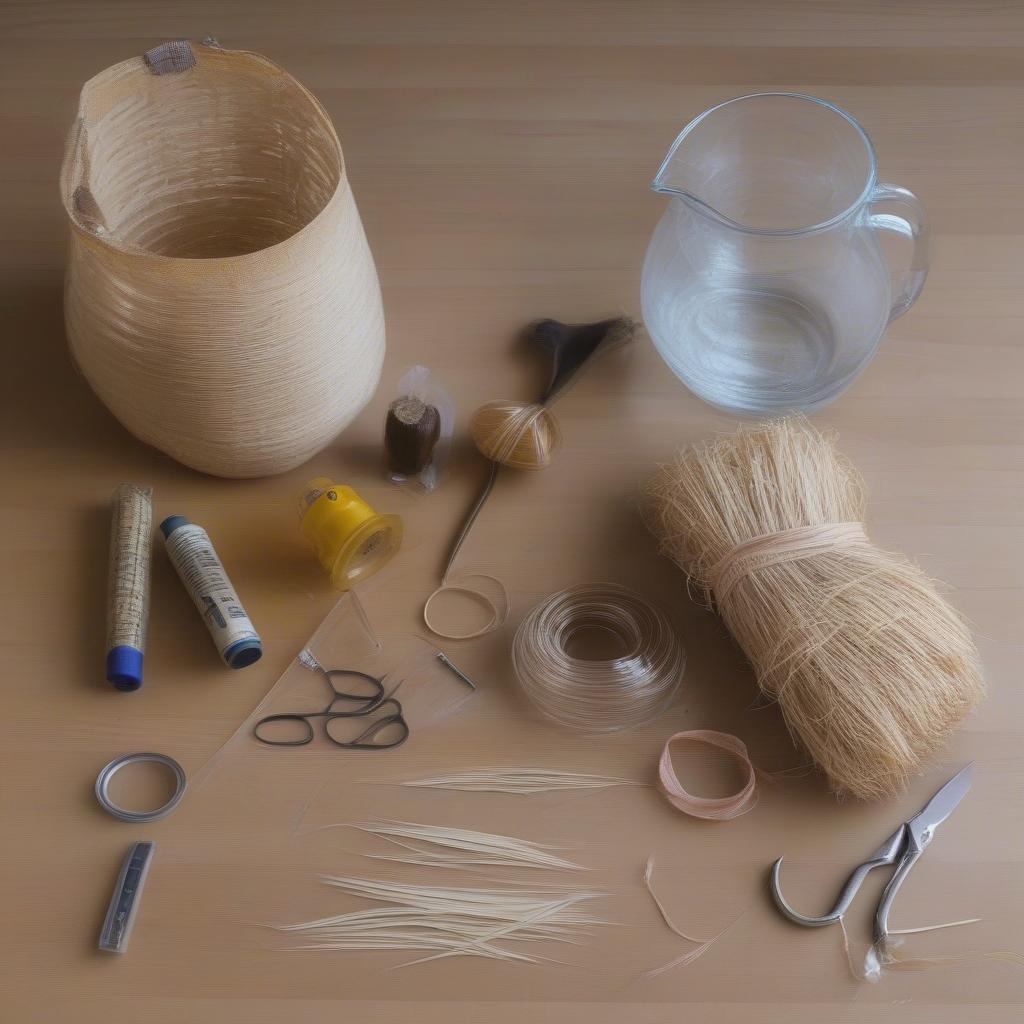 Essential Supplies for Weaving a Jug Basket