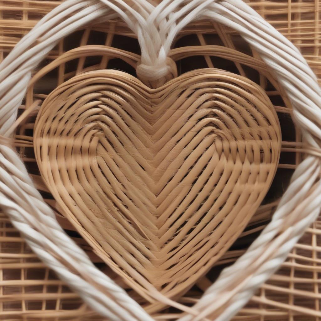 Weaving Techniques for a Danish Heart Basket